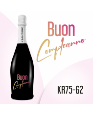 Spumante Santero 0,75 l Buon compleanno blu