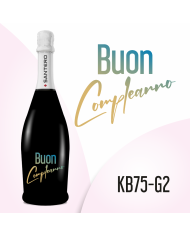 Spumante cuve'e Brut millesimato belta' 0,75 l buon compleanno