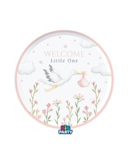 Piatti cm 18 Welcome little girl pz 6