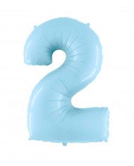 Mylar numero 3 Celeste chiaro mt 1