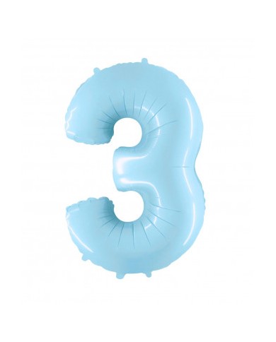 Mylar numero 3 Celeste chiaro mt 1