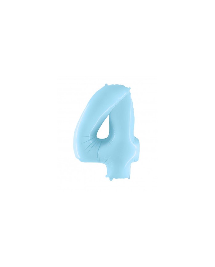Mylar numero 4 Celeste chiaro mt 1