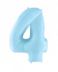 Mylar numero 3 Celeste chiaro mt 1