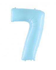 Mylar numero 6 Celeste chiaro mt 1