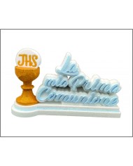 Scritta in plexi Prima Comunione con base in plexi 46X22