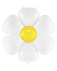 Mylar Margherita bianco Satinato SuperShape 30"