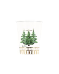 Bicchieri 250cc Gold Trees conf. da 8 pz