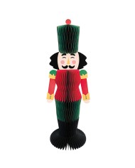 Albero avorio in carta con stella cm 25/20 confezione da 2 pz