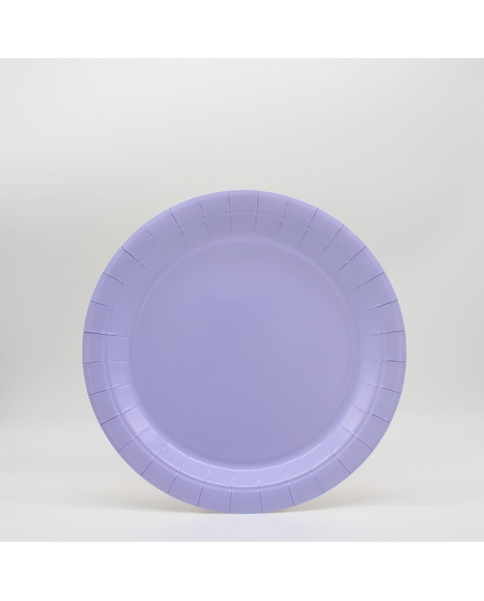 Piatti 24 cm in carta Lavanda conf da 15 pz