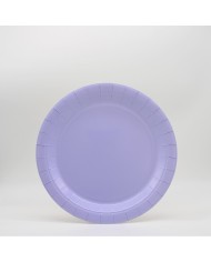 Piatti 24 cm in carta Lavanda conf da 15 pz