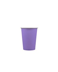 Piatti 18 cm in carta viola conf da 15 pz