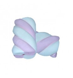 Treccia bianca e rosa