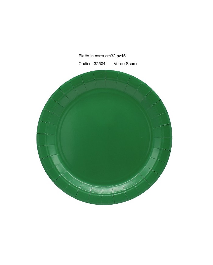 Sottopiatti Verde Natale cm 32 pz 8