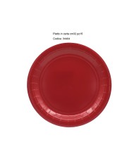Sottopiatti Rosso Natale cm 32 pz 8