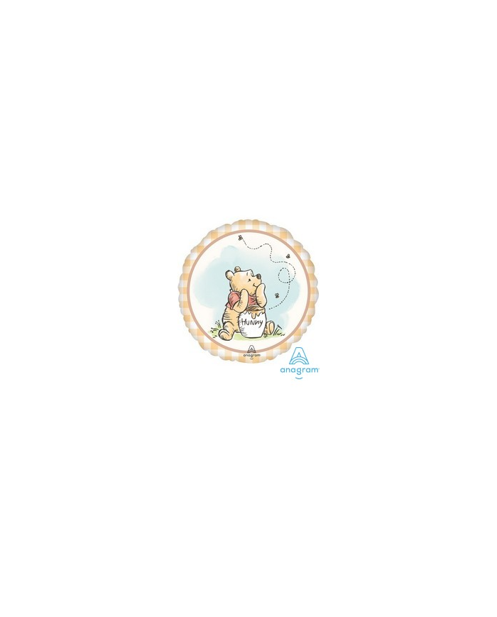 Mylar Winnie the Pooh 18" cm 45