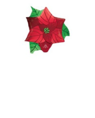 Mylar minishape stella natale pz 5