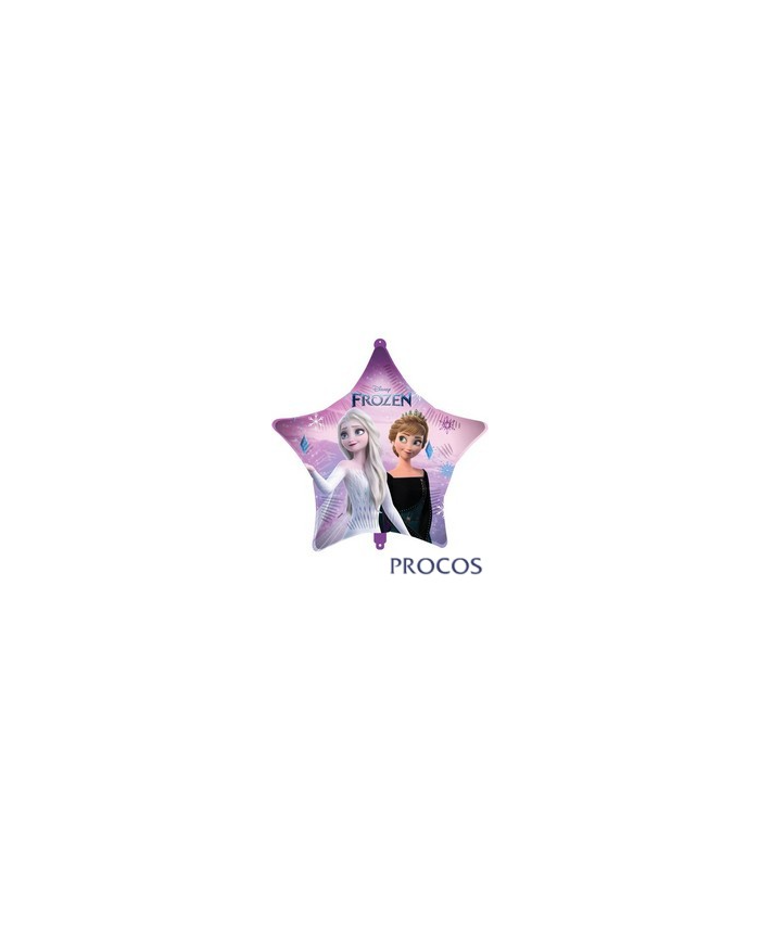 Pallone mylar frozen 18" stella cm 45