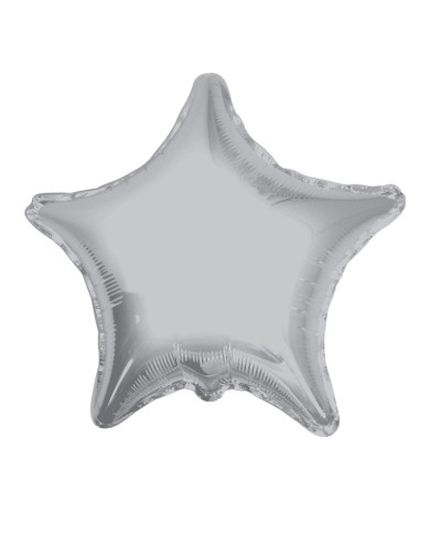 Pallone mylar 18'' stella argento