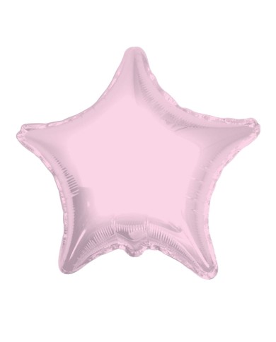 Pallone mylar 18'' stella rosa