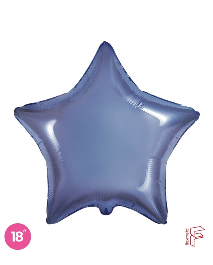 Mylar stelle 18" lavanda metal