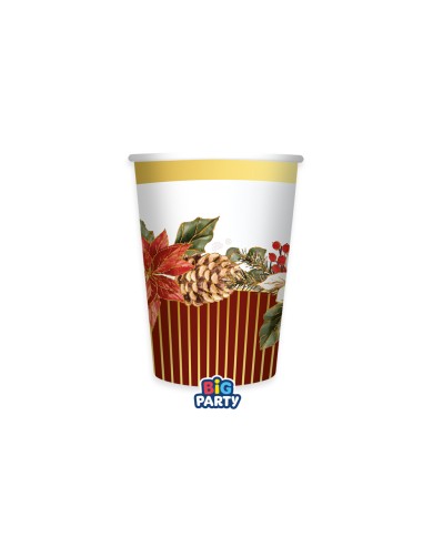 Bicchieri 250cc Bouquet de Noel pz 6
