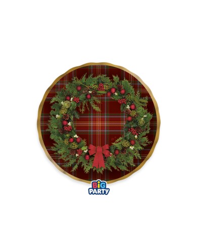 Piatti cm 20 Classic Tartan pz 6