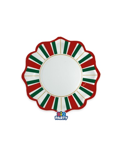 Piatti cm 20 Pretty Christmas pz 6