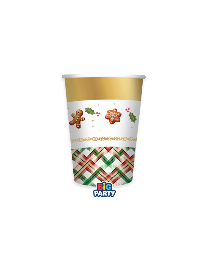Bicchieri 250cc Tartan Gingerbread pz 6