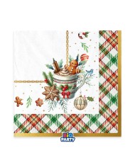 Bicchieri 250cc Tartan Gingerbread pz 6