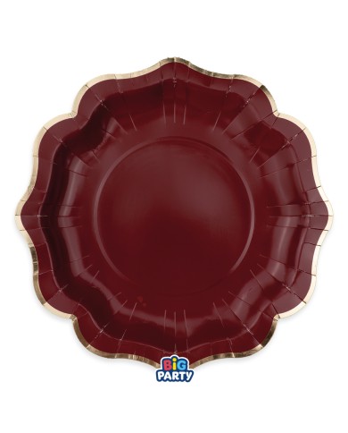 Piatti cm 30 Harmony Bordeaux Gold pz 6