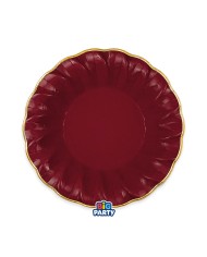 Piatti cm 20 Harmony Bordeaux Gold pz 6