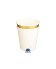 Bicchieri 250cc Harmony Ivory Gold pz 6