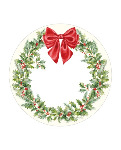 Piatti 27cm Christmas Garland pz 8