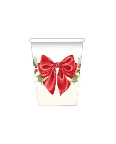 Bicchieri 250cc Christmas Garland pz 8