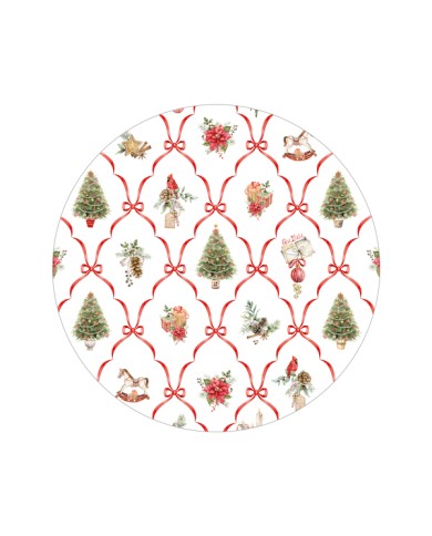 Piatti fondi 24 cm Christmas Fantasy pz 8