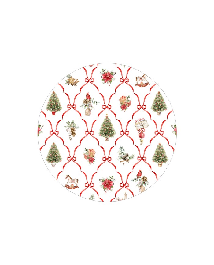 Piatti fondi 24 cm Christmas Fantasy pz 8