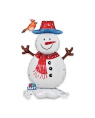 Pallone red Candy cane 36 x 73 small