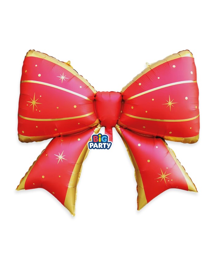 Pallone fiocco cm 98 x 75 Christmas Bow