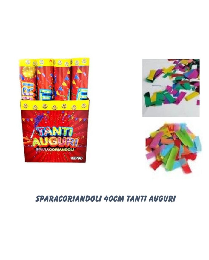 Cannon cm 40 tanti auguri colorati