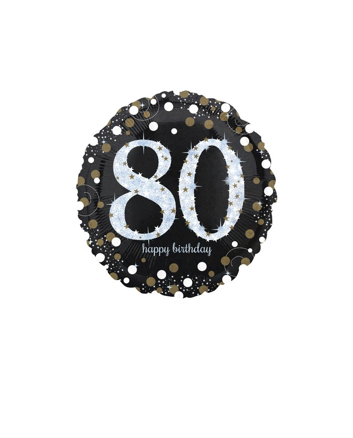 Mylar 18" compleanno 80
