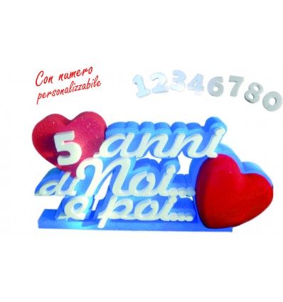 Scritta polistirolo love
