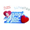 Scritta polistirolo love