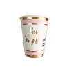 Bicchieri Buon compleanno chic rosa