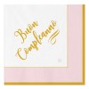 Tovaglioli Buon Compleanno Rosa Chic