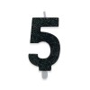 Numero 5 nero  glitter medium