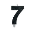 Numero 7 nero  glitter medium