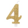 Candelina 3 Glitter Oro