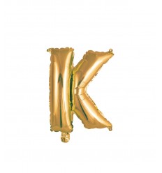 Lettera "J" in foil oro da 35 cm