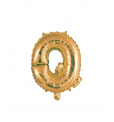Lettera "P" in foil oro da 35 cm