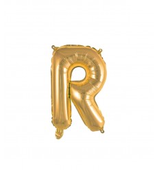 Lettera "q" in foil oro da 35 cm